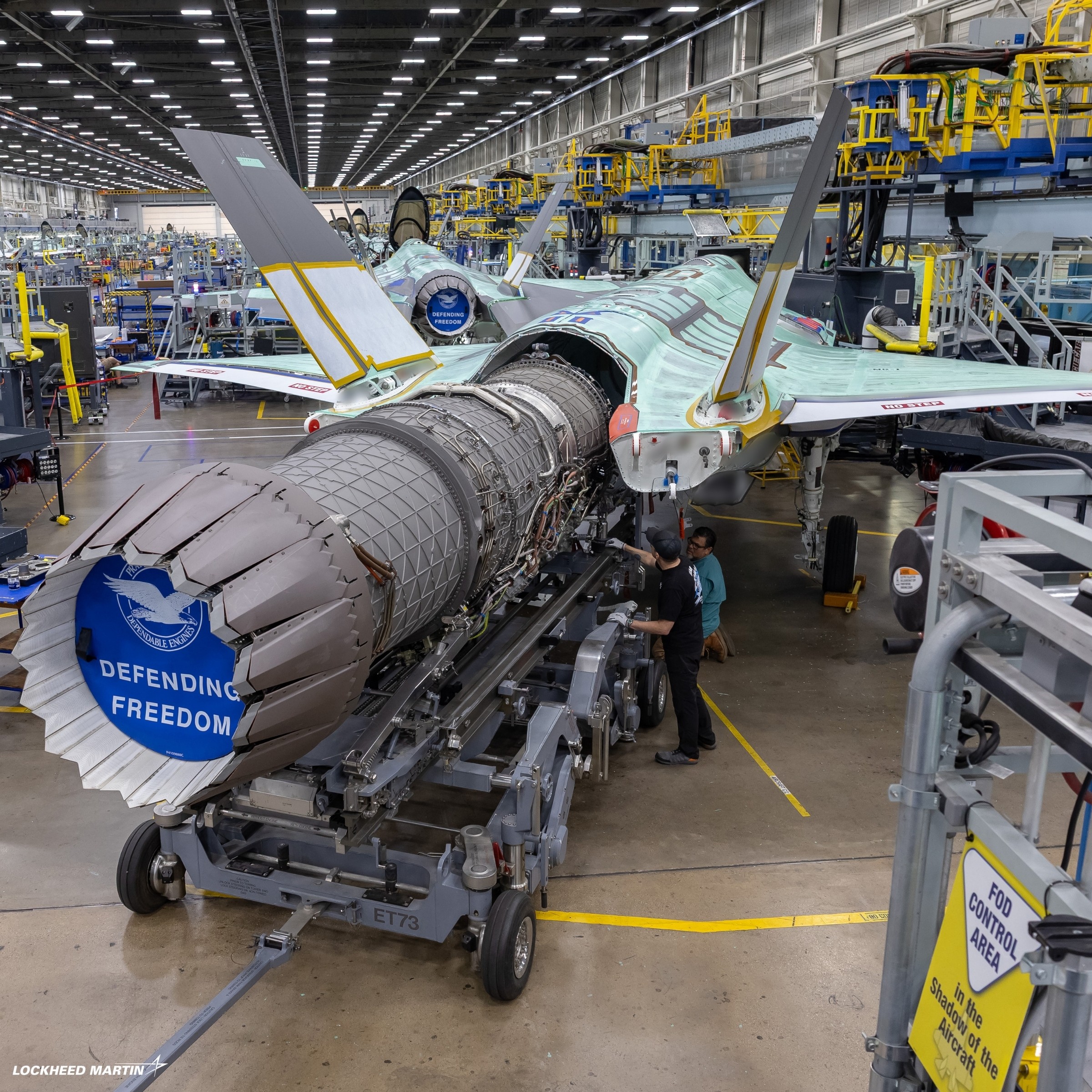 Linha de Montagem Lockheed Martin / Foto: Lockheed Martin